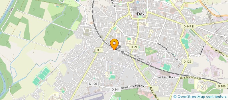 localisation de l'entreprise MONSIEUR JEREMY STEFANSKI COSSART  DAX