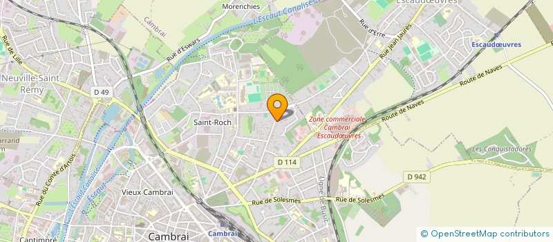 localisation de l'entreprise MONSIEUR JEREMY STEPHAN  CAMBRAI