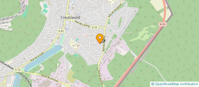 localisation de l'entreprise MONSIEUR JEREMY STRAUSS  CREUTZWALD