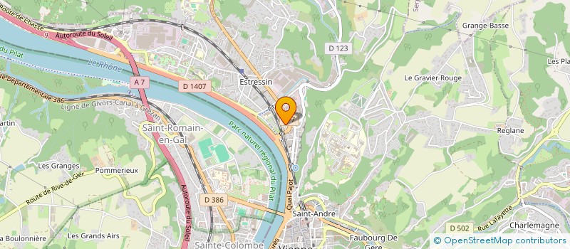 localisation de l'entreprise MONSIEUR JEREMY STUTZMANN  VIENNE