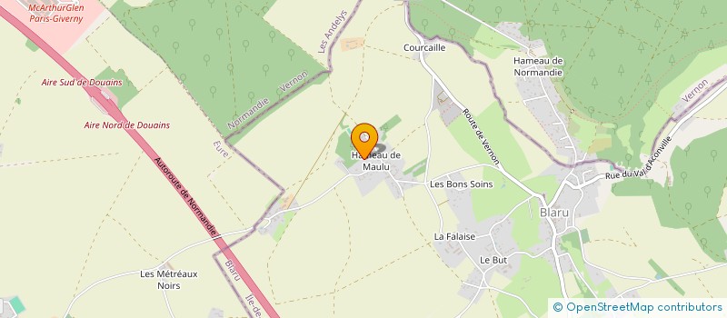 localisation de l'entreprise MONSIEUR JEREMY SUCHET  BLARU