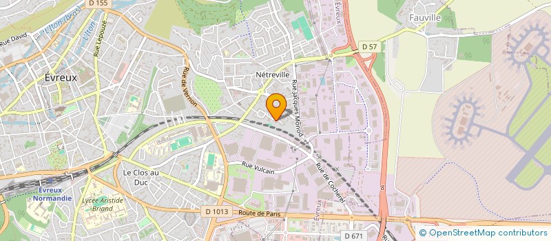 localisation de l'entreprise MONSIEUR JEREMY SUEUR  EVREUX