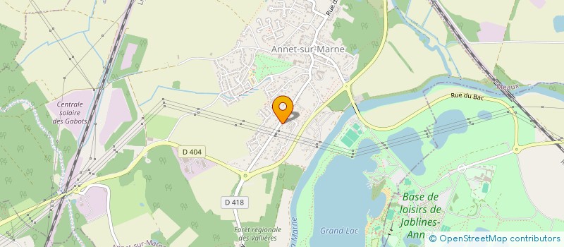 localisation de l'entreprise MONSIEUR JEREMY SUGIER  ANNET-SUR-MARNE