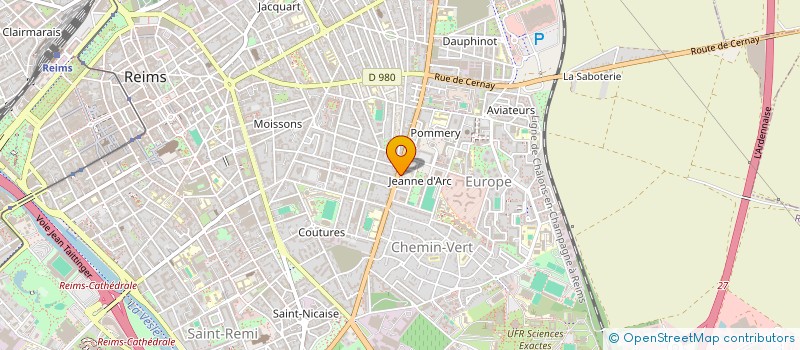 localisation de l'entreprise MONSIEUR JEREMY TADIEU  REIMS