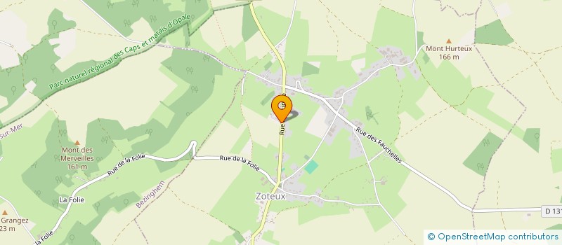 localisation de l'entreprise MONSIEUR JEREMY TAHON  ZOTEUX