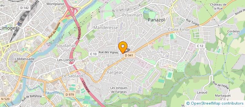 localisation de l'entreprise MONSIEUR JEREMY TALABOT à PANAZOL