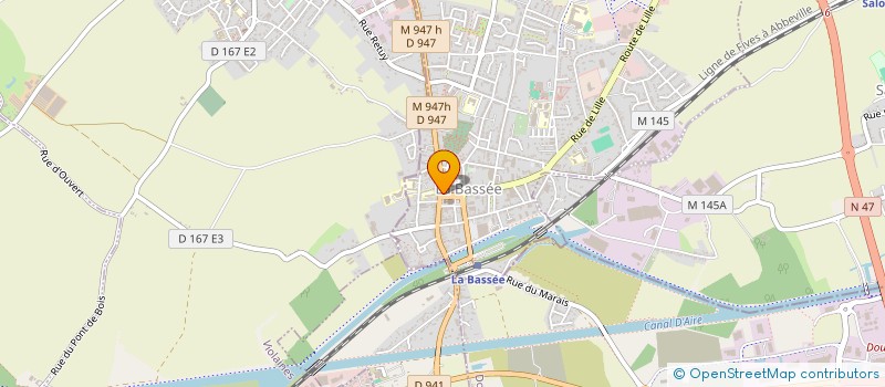 localisation de l'entreprise MONSIEUR JEREMY TANCHON  LA BASSEE