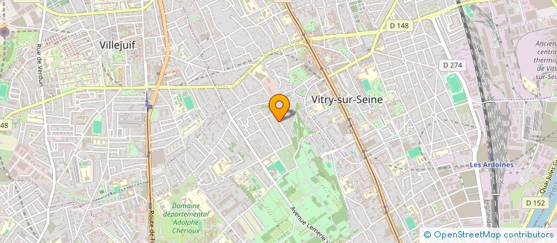 localisation de l'entreprise MONSIEUR JEREMY TANG  VITRY-SUR-SEINE