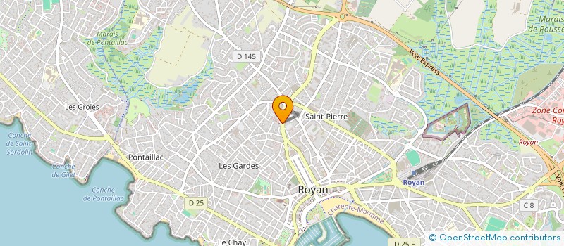 localisation de l'entreprise MONSIEUR JEREMY TARTIVEL  ROYAN