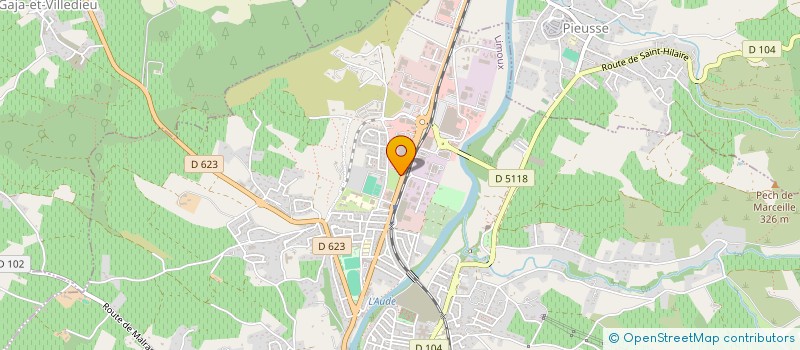 localisation de l'entreprise MONSIEUR JEREMY TAULEYGNE  LIMOUX