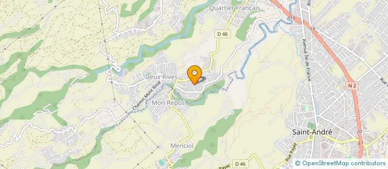 localisation de l'entreprise MONSIEUR JEREMY TECHER  SAINTE SUZANNE