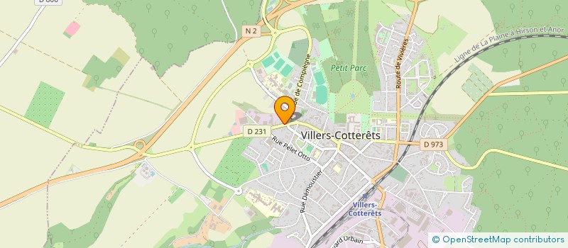 localisation de l'entreprise MONSIEUR JEREMY TECHER  VILLERS-COTTERETS