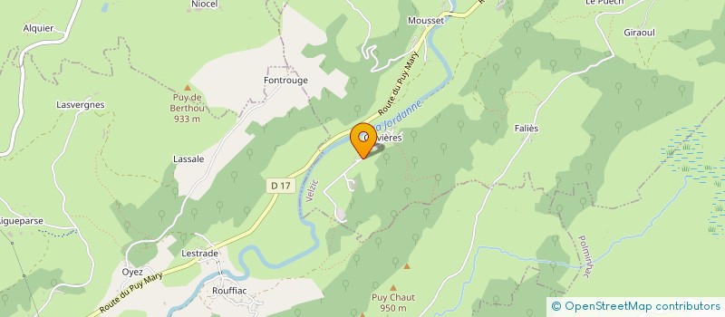 localisation de l'entreprise MONSIEUR JEREMY TEINTURIER à SAINT-CIRGUES-DE-JORDANNE
