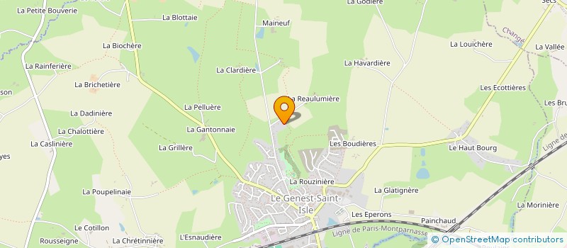 localisation de l'entreprise MONSIEUR JEREMY TESSIER à LE GENEST-SAINT-ISLE