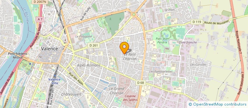 localisation de l'entreprise MONSIEUR JEREMY TESTARD  VALENCE