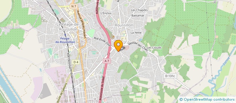 localisation de l'entreprise MONSIEUR JEREMY THABARET  ROUSSILLON