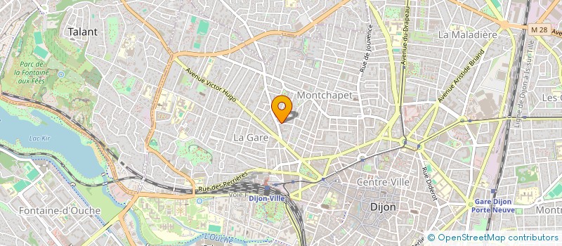 localisation de l'entreprise MONSIEUR JEREMY THAUVIN à DIJON