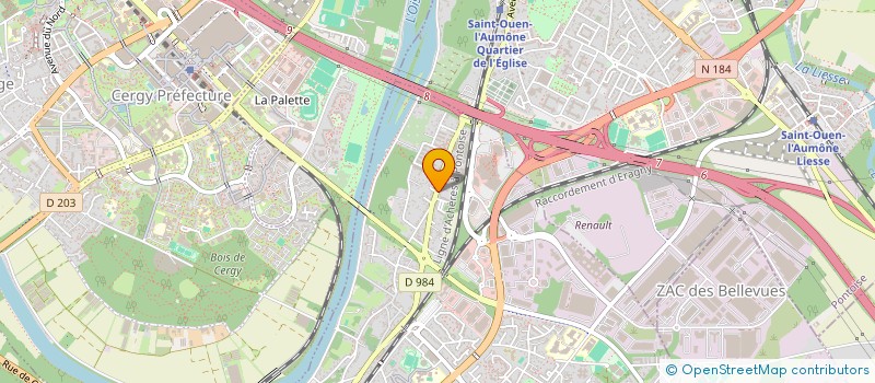 localisation de l'entreprise MONSIEUR JEREMY THEBAULT  ERAGNY