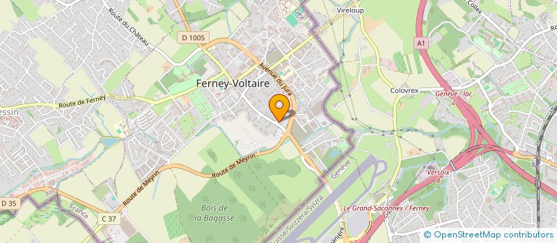 localisation de l'entreprise MONSIEUR JEREMY THILLE à FERNEY-VOLTAIRE