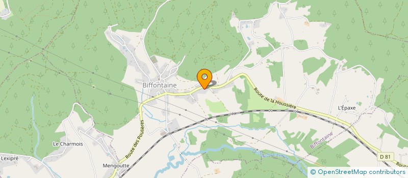 localisation de l'entreprise MONSIEUR JEREMY THIMONT  BIFFONTAINE
