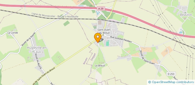 localisation de l'entreprise MONSIEUR JEREMY THINEVEZ  SAINT-OUEN-DU-BREUIL