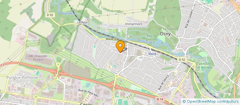 localisation de l'entreprise MONSIEUR JEREMY THOMAS  OSNY