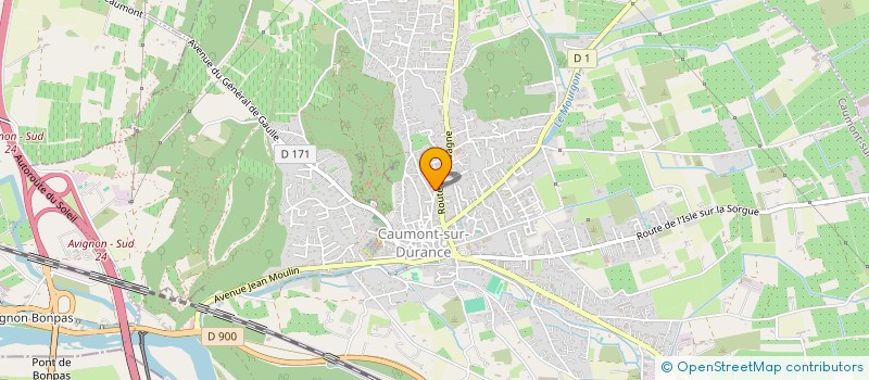 localisation de l'entreprise MONSIEUR JEREMY THOMAS  CAUMONT-SUR-DURANCE