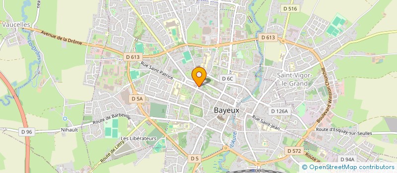 localisation de l'entreprise MONSIEUR JEREMY THOMAS à BAYEUX