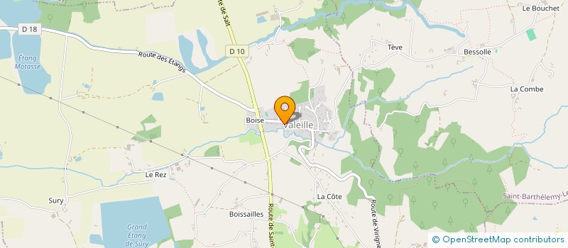 localisation de l'entreprise MONSIEUR JEREMY THOMAS à SAINTE-FOY-SAINT-SULPICE