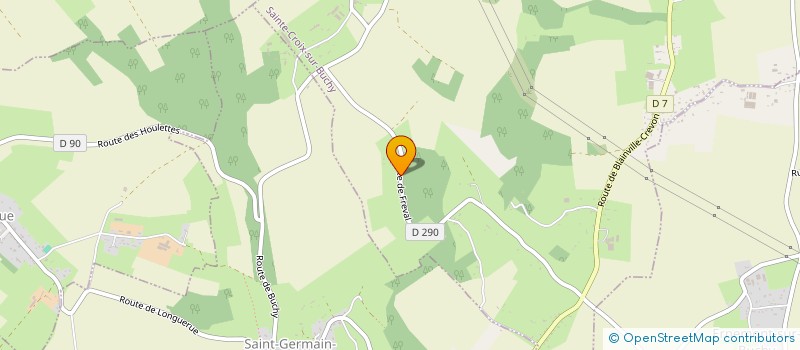 localisation de l'entreprise MONSIEUR JEREMY THOMAS  SAINTE-CROIX-SUR-BUCHY