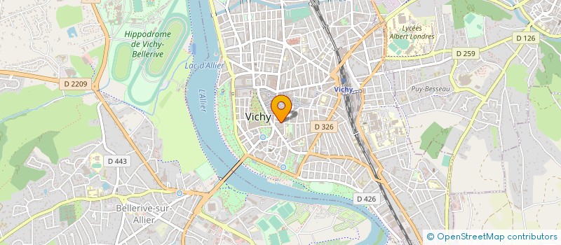 localisation de l'entreprise MONSIEUR JEREMY THOMASSIN à VICHY