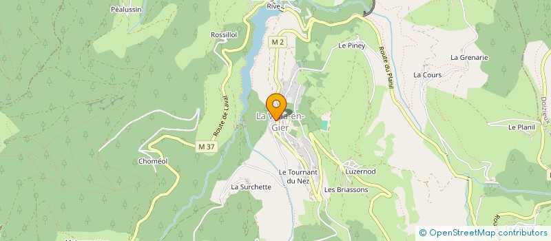 localisation de l'entreprise MONSIEUR JEREMY THOMASSON  LA VALLA-EN-GIER