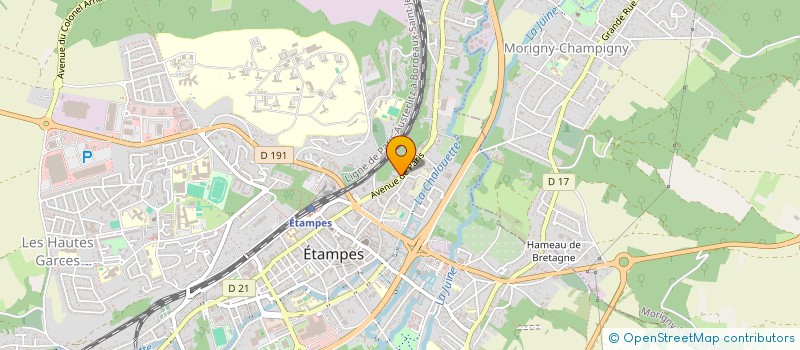 localisation de l'entreprise MONSIEUR JEREMY THOUVENOT à ETAMPES