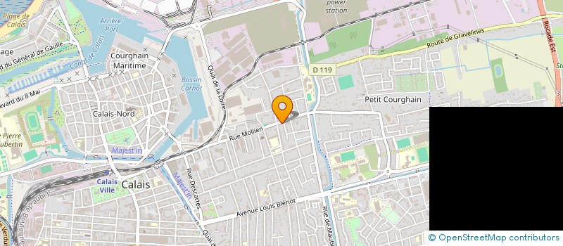 localisation de l'entreprise MONSIEUR JEREMY TIRMARCHE  CALAIS