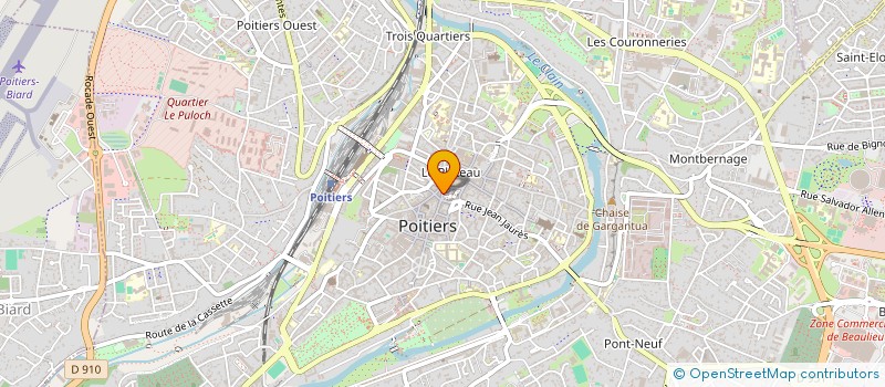 localisation de l'entreprise MONSIEUR JEREMY TOURANI  POITIERS