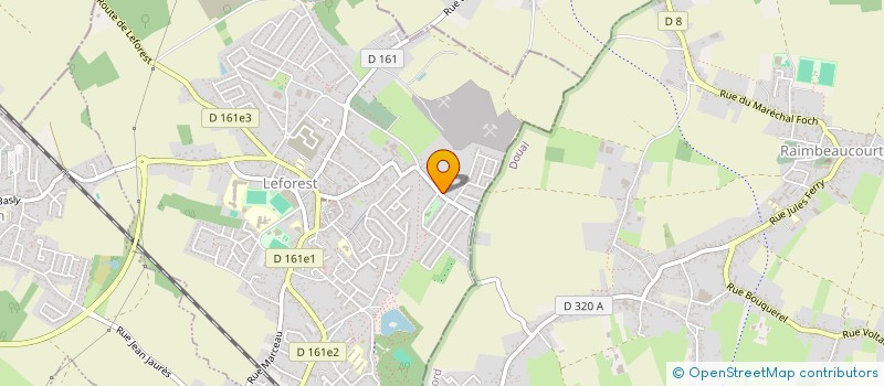 localisation de l'entreprise MONSIEUR JEREMY TOURLOUSE  LEFOREST