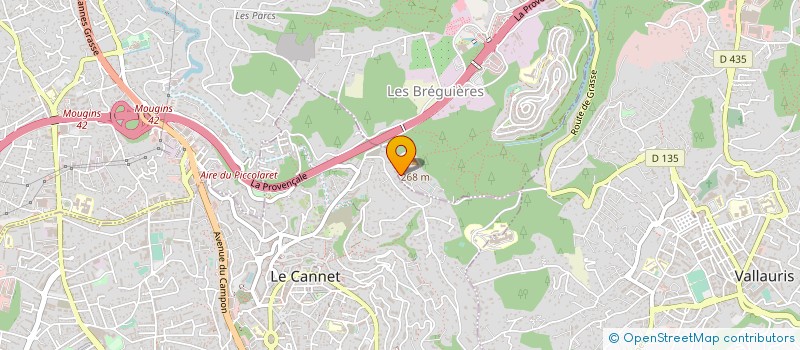 localisation de l'entreprise MONSIEUR JEREMY TOURNISSOUX  CANNES