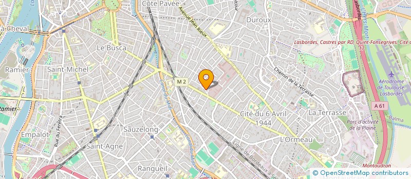 localisation de l'entreprise MONSIEUR JEREMY TOUSSAINT à TOULOUSE