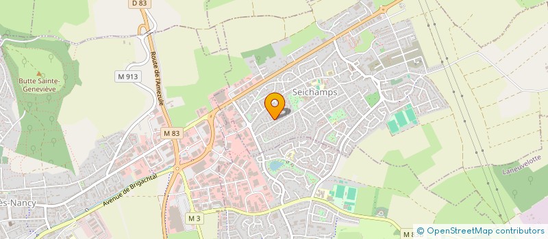 localisation de l'entreprise MONSIEUR JEREMY TOUSSAINT  SEICHAMPS