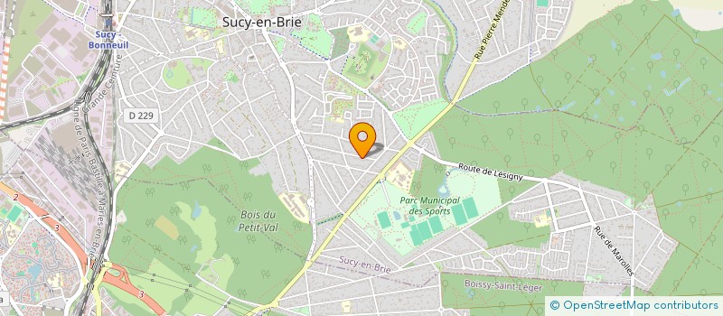 localisation de l'entreprise MONSIEUR JEREMY TRAYAUX  SUCY-EN-BRIE