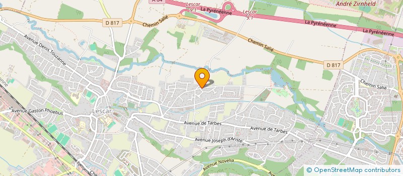 localisation de l'entreprise MONSIEUR JEREMY TRESSERRES  LESCAR