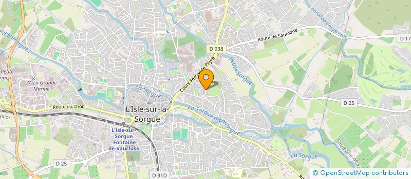 localisation de l'entreprise MONSIEUR JEREMY TRIBOU à L'ISLE-SUR-LA-SORGUE