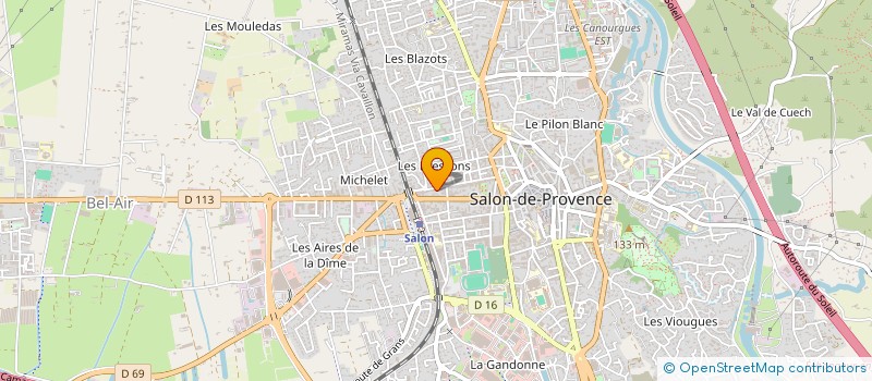 localisation de l'entreprise MONSIEUR JEREMY TRICOT  SALON-DE-PROVENCE