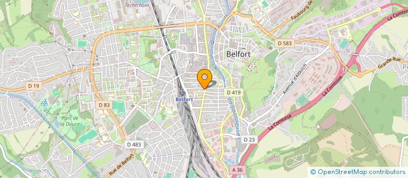 localisation de l'entreprise MONSIEUR JEREMY TRUVELOT à BELFORT