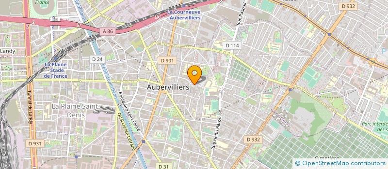 localisation de l'entreprise MONSIEUR JEREMY TUIL à AUBERVILLIERS