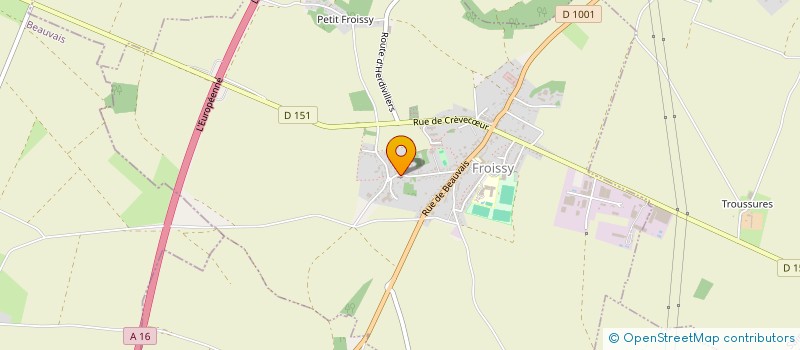 localisation de l'entreprise MONSIEUR JEREMY TURBA  FROISSY