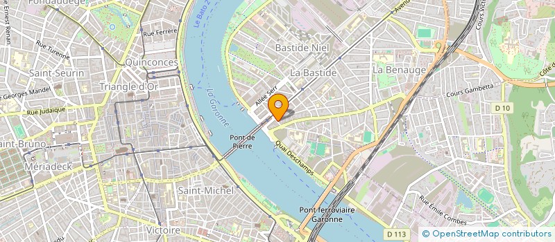 localisation de l'entreprise MONSIEUR JEREMY TURPIN  BORDEAUX