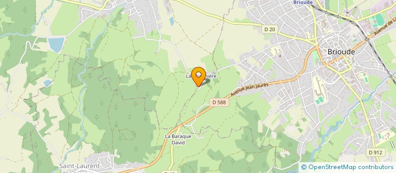 localisation de l'entreprise MONSIEUR JEREMY TYSSANDIER  BRIOUDE