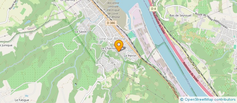 localisation de l'entreprise MONSIEUR JEREMY UBIALI  LOIRE-SUR-RHONE