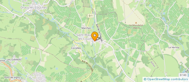 localisation de l'entreprise MONSIEUR JEREMY URBAN  SAINT-MAURICE-LES-COUCHES